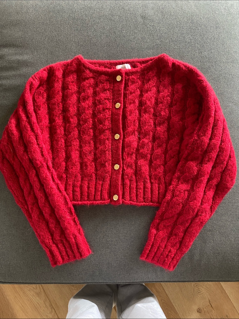 ♥️ Cult Gaia & Gap cable knit soft cardigan sweater size S